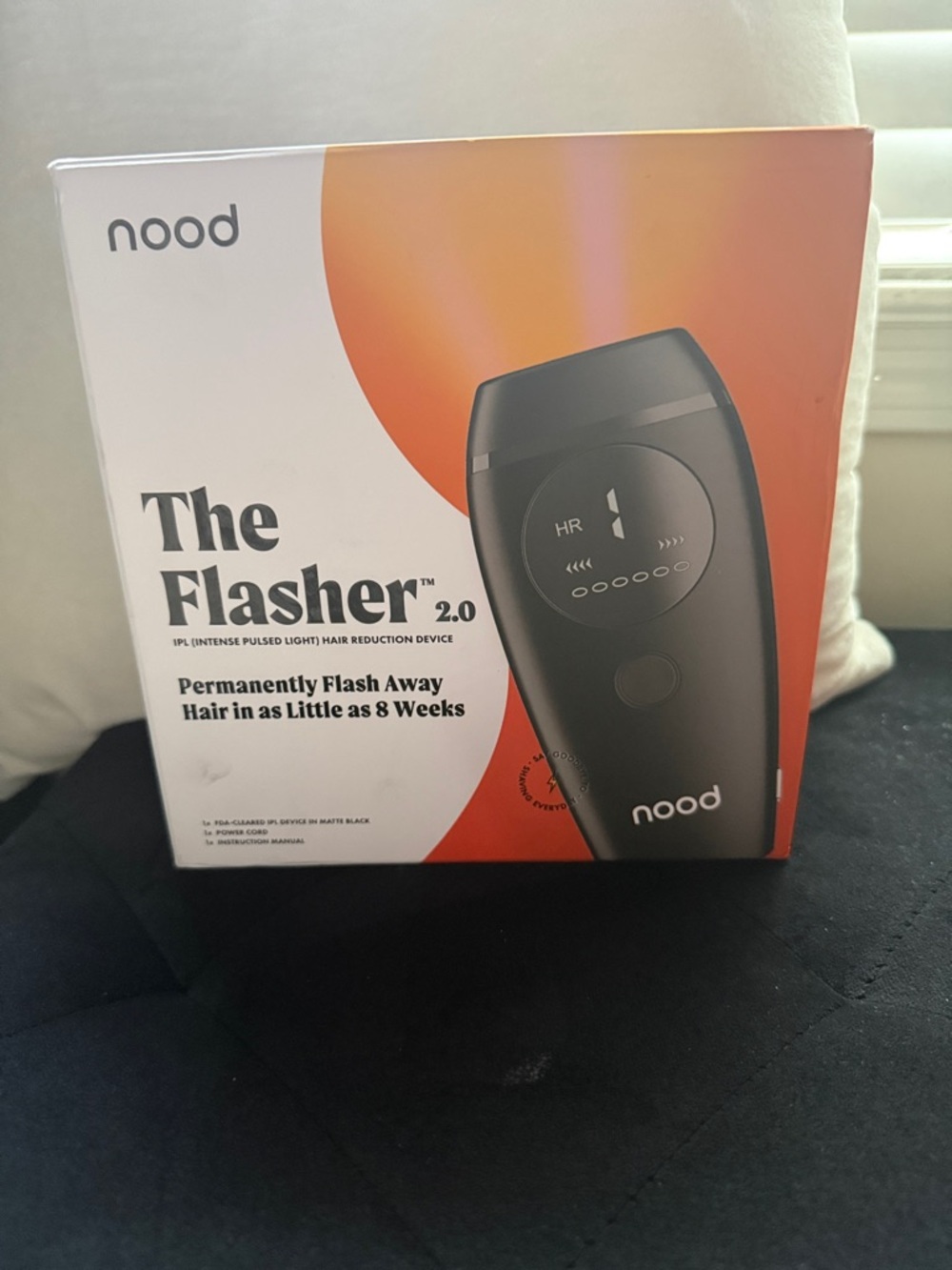 The Flasher 2.0 IPL Hair Removal Device - Black